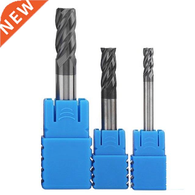 3Pcs 4 6 8 mm Carbide End Mill 4 Flutes End Mill Set Milling