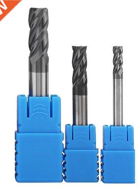 3Pcs 4 6 8 mm Carbide End Mill 4 Flutes End Mill Set Milling