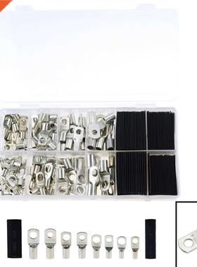 240PCS/BOX SC Bare Ring Terminals Lug Tinned Copper Tube Lug