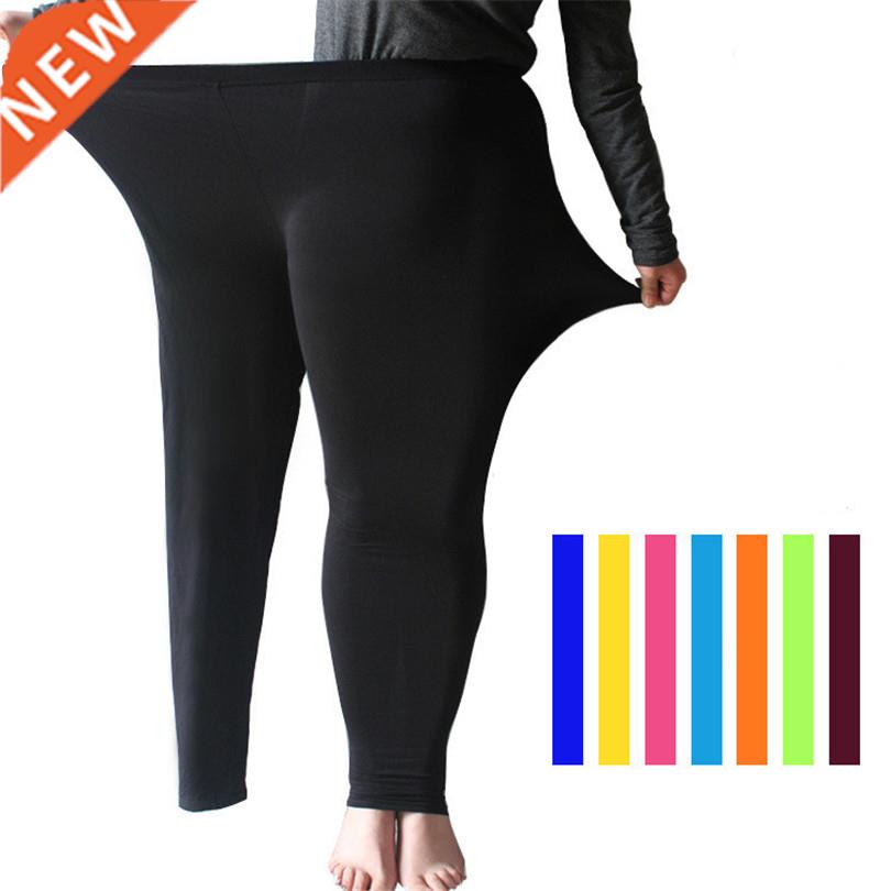 LJCUIYAO Women Elastic Waist Casual Leggings Large Shinny Le