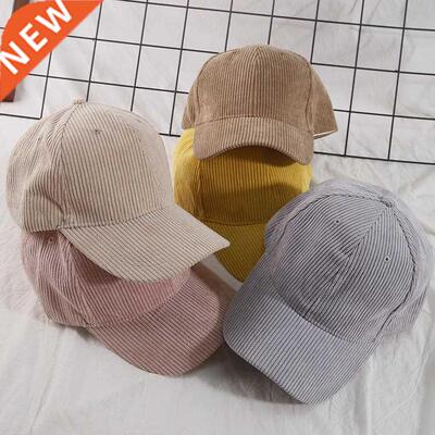 New Spring Summer Women Corduroy Cap Embroidery Baseball Hat