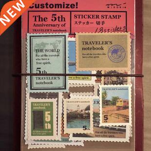 Architecture Notebook Retro Travel Decorative Diary Sticker