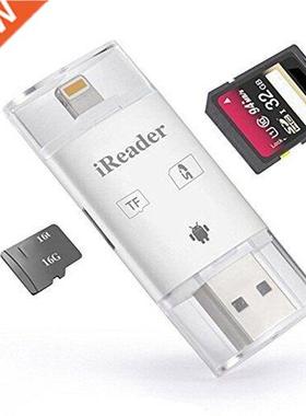 3in1 iFlash Drive USB Micro SD SDHC TF OTG Card Reader Writ