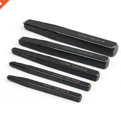 5Pcs Carbon Steel Black Screw Extractor Breakage Bolt Extrac