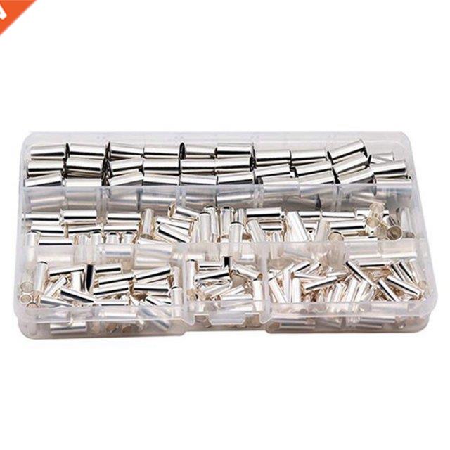 240PCS Wire Copper Crimp Fitting Ferrules,AWG 4,6,8,10 Non I
