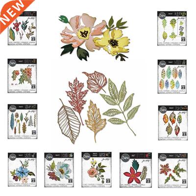 Brushstroke Flowers Funky Nature Leaf Print Festivities Meta