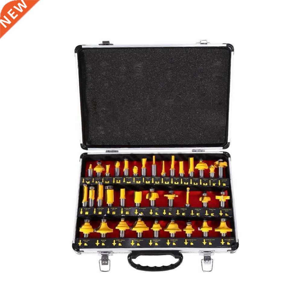 35pcs Milling Cutter 1/2 inch Shank Router Bits Set Woodwork