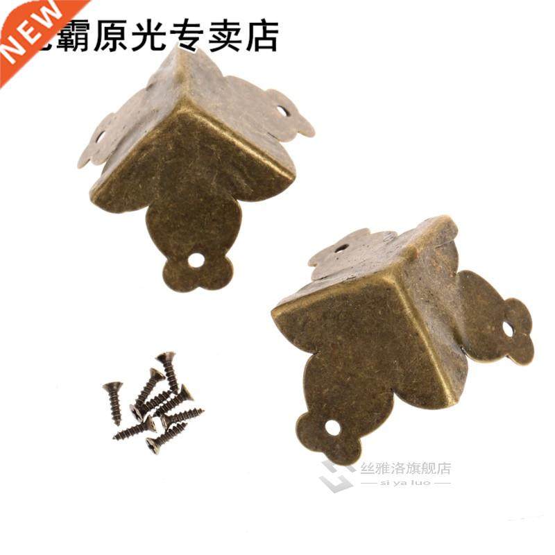 12pcs Antique Bronze Wood Box Feet Leg Corner Protector Guar