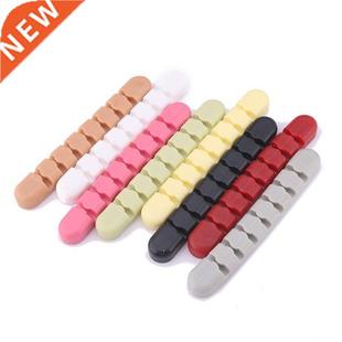 USB Cable 7 Holes Organizer Cable Clamp Wire Winder Headphon