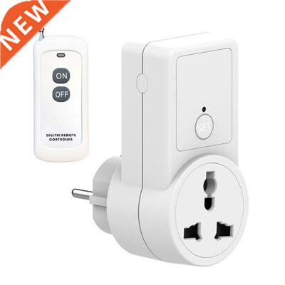 EU plug Remote Control Switch Socket Universal Durable &