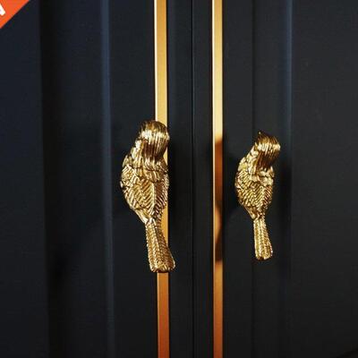 Retro Brass Knob Wealthy Bird Furniture Handle Nordic Wardro