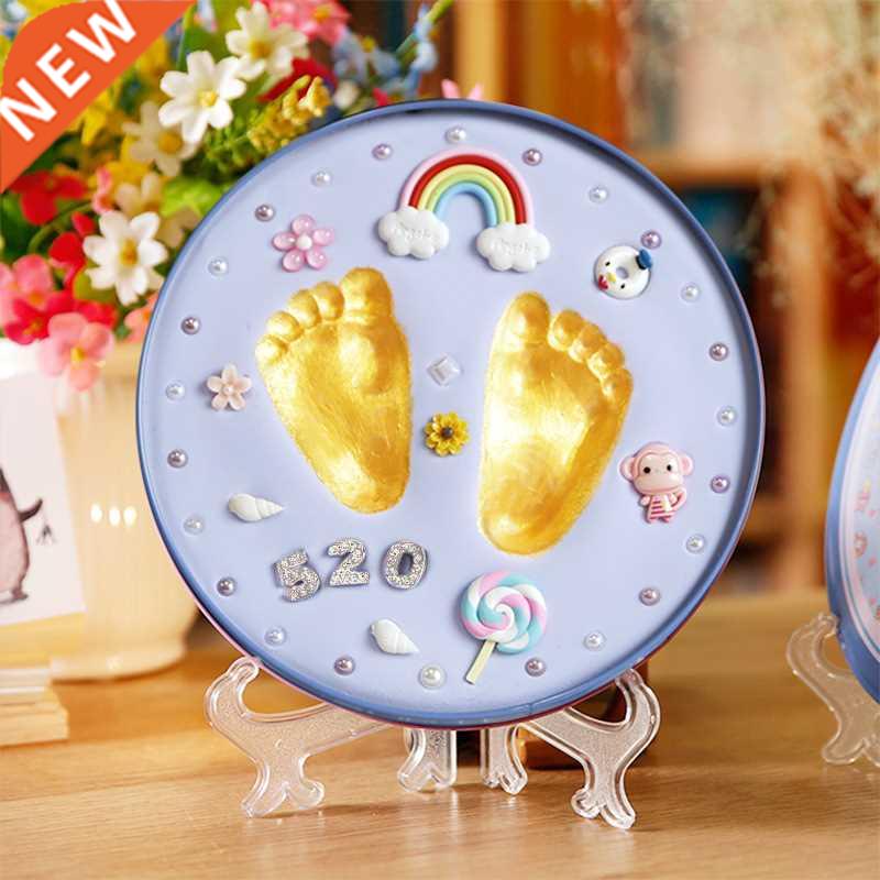 Baby Footprint Babies Hand Foot Imprint Kit  Casting Gift