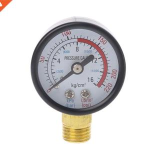 0-220PSI 42mm/1.65 Dial Diameter Dual Scale Economical 1/4