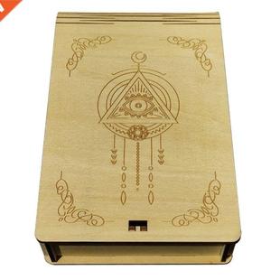 Chest Wooden Box Wood Storage Tarot Card Organ Trnket
