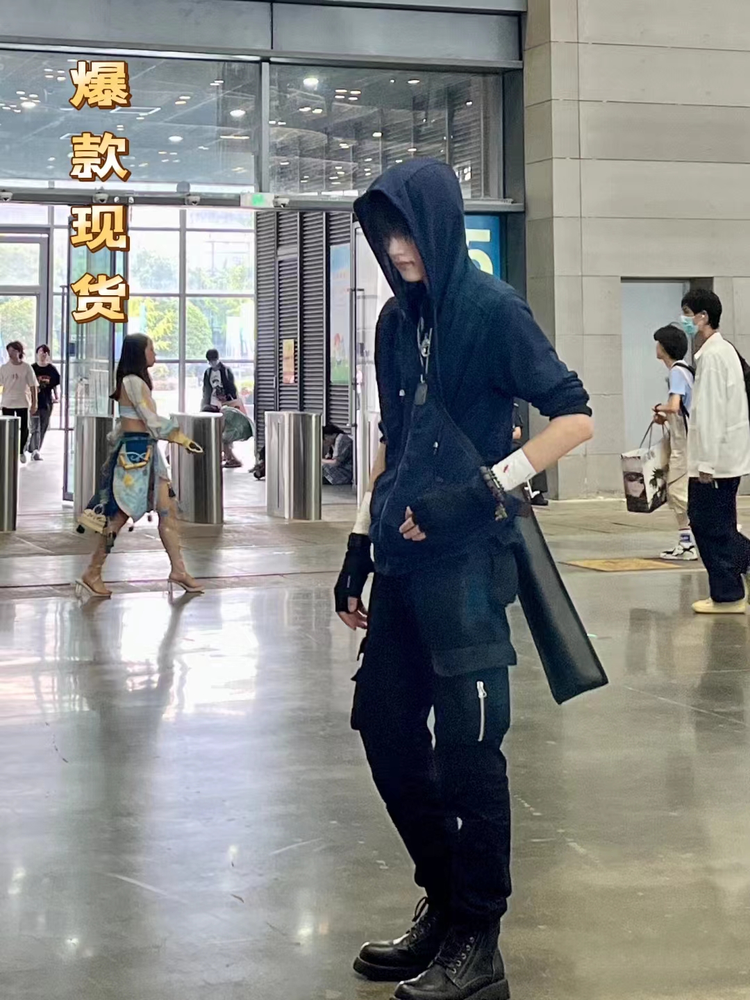 张起灵cos服终极盗墓笔记上衣服装闷油瓶小哥同款周边连帽卫衣外
