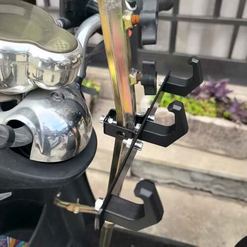 雨伞杆固定电动自行车挂钩电瓶车前置挂钩摩托车挂钩挂物钩免