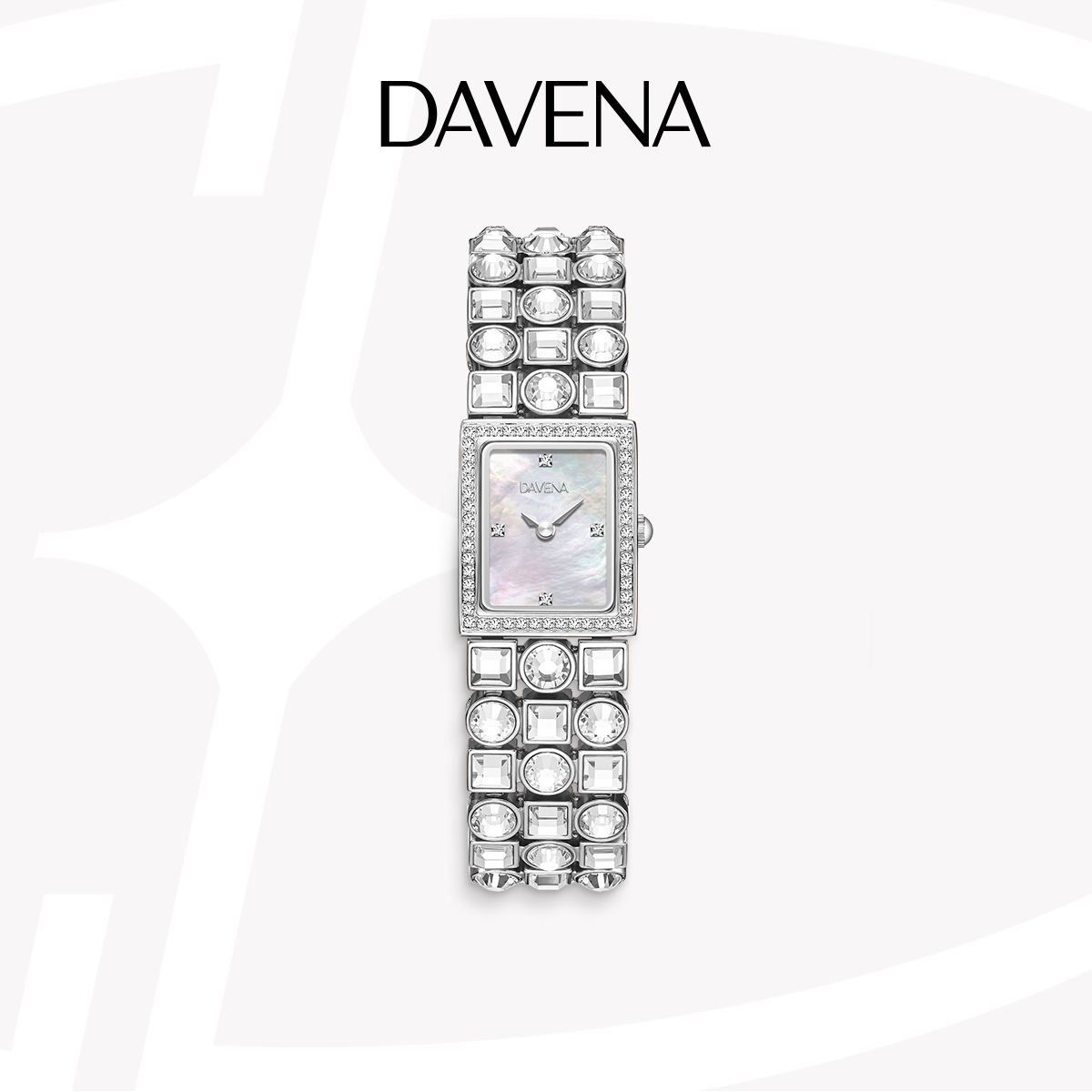 Davena女士轻奢满钻手表