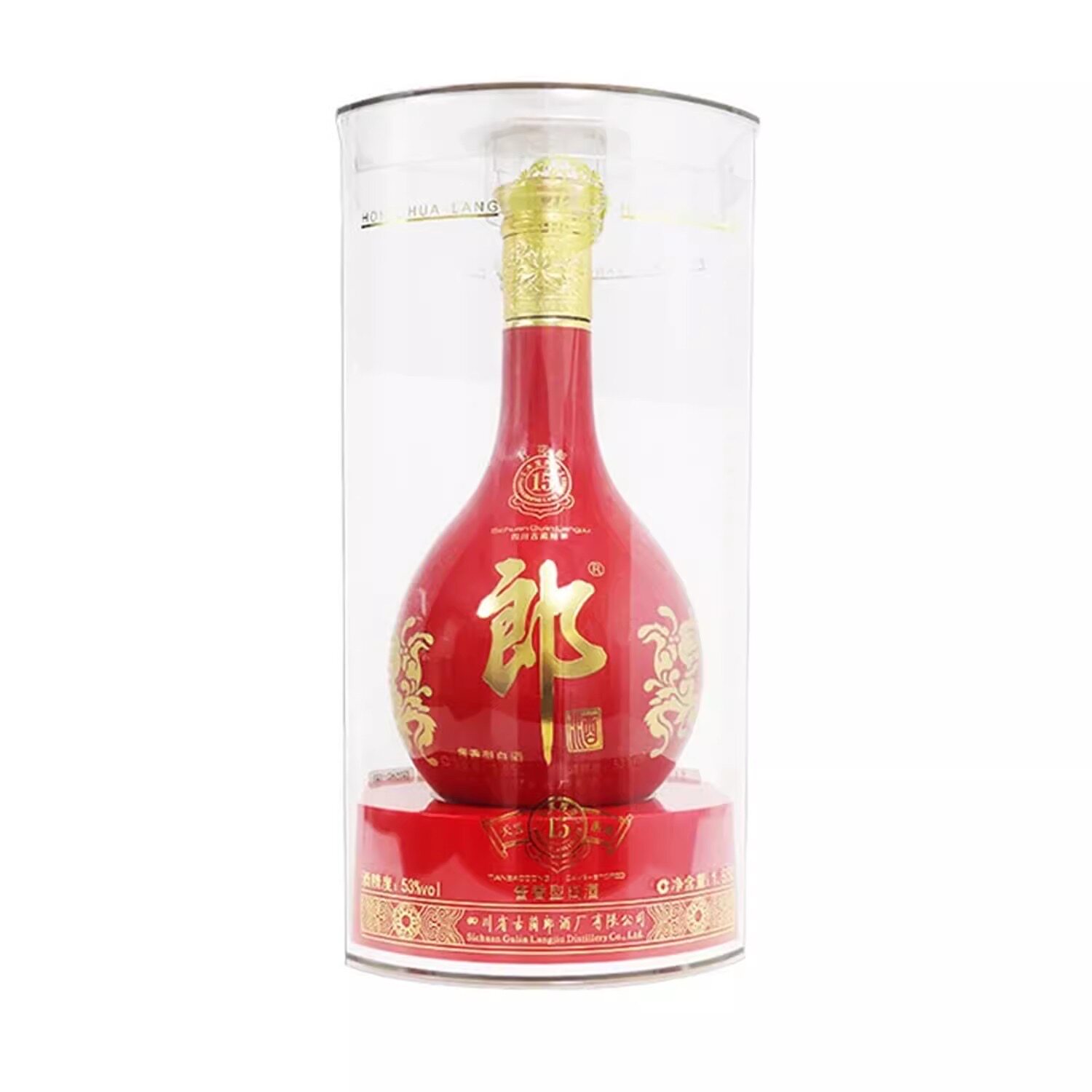 郎酒红花郎十五年 53度1.65L酱香型白酒图片
