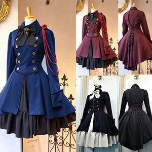 中世纪文艺复兴复古cosplay连衣裙Women's Medieval Renaissa