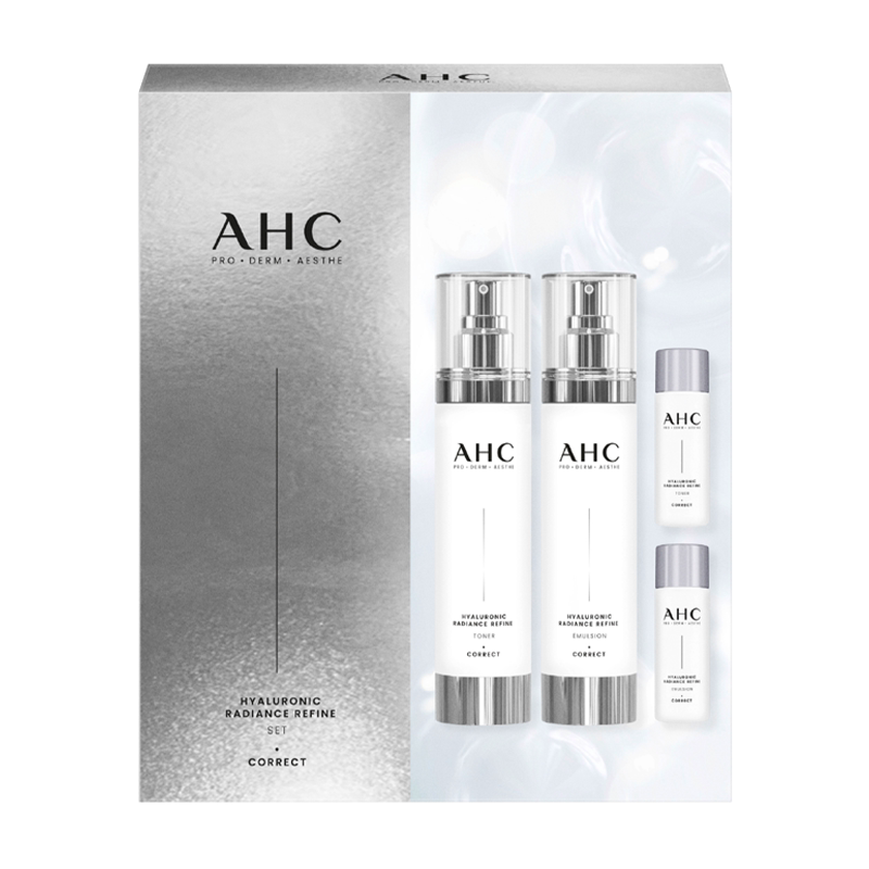 【618直播专享】AHC小神仙水水乳洁套装补水保湿清洁官方旗舰店