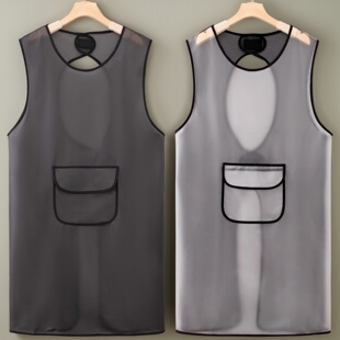 杀鱼围裙厨房家用工作服女餐饮上班专用春夏2025新款防水防油定制