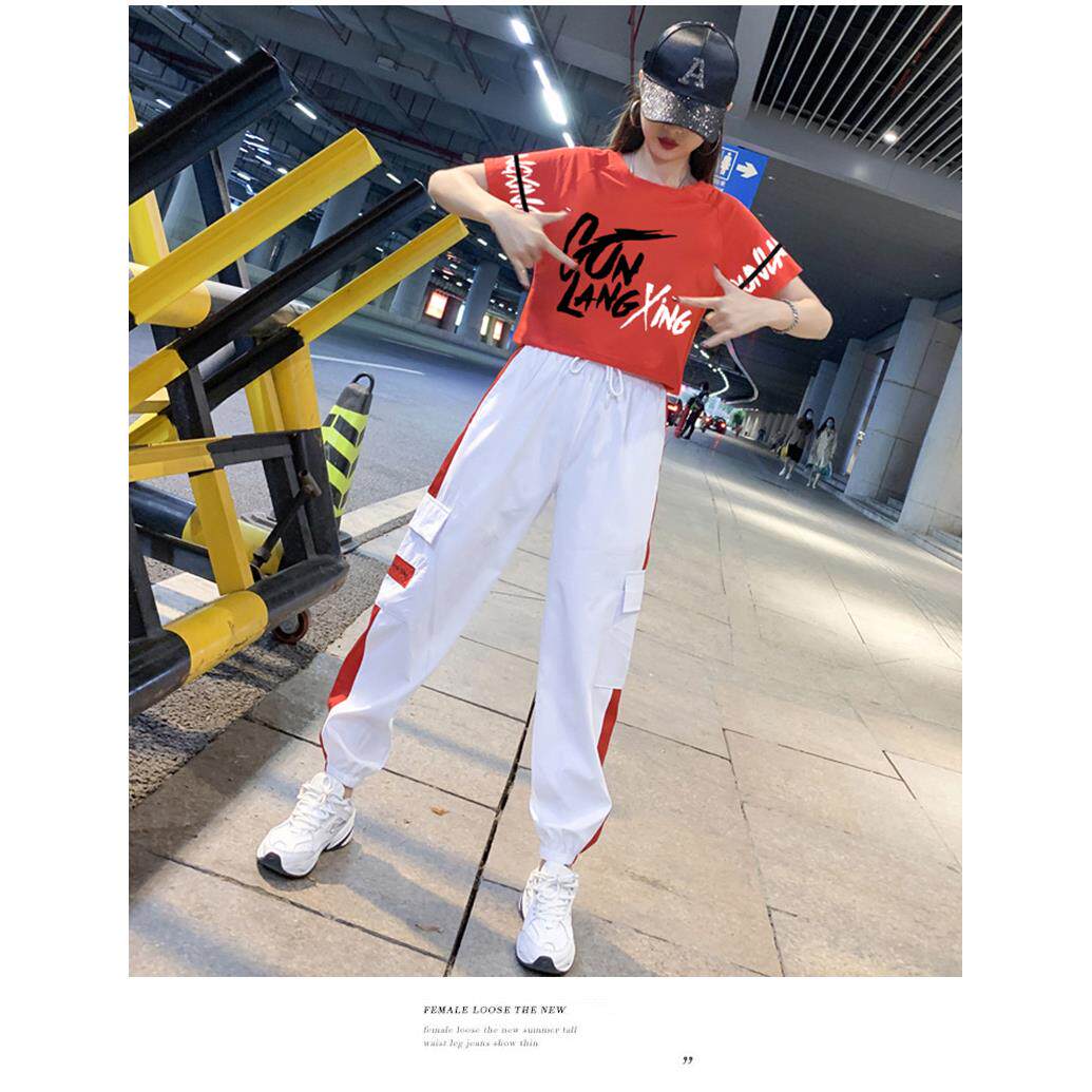 夏季杨丽萍广场舞鬼步鬼曳舞服装新款跳舞运动服休闲时尚套装女装