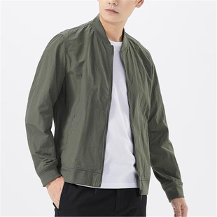 夹克外套男飞行员薄款行政夹克年轻人春秋棒球领外穿韩版休闲上衣