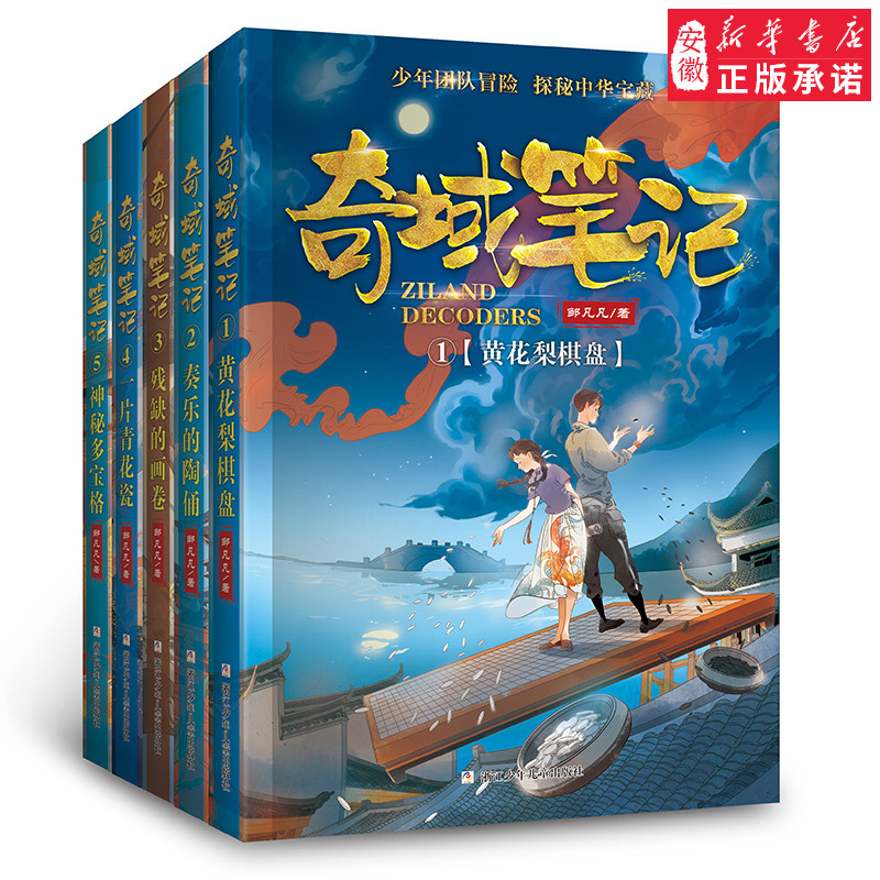 正版现货奇域笔记正版全套5册三四五六年级课外书阅读3-6年级小学生课外阅读文学书籍9-12-15岁冒险小说宝藏探险畅销书