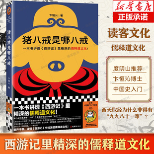 猪八戒是哪八戒 卞恒沁 一本书讲透西游记里精深的儒释道文化知行合一王阳明作者度阴山 读客中国史入门文库书籍读客