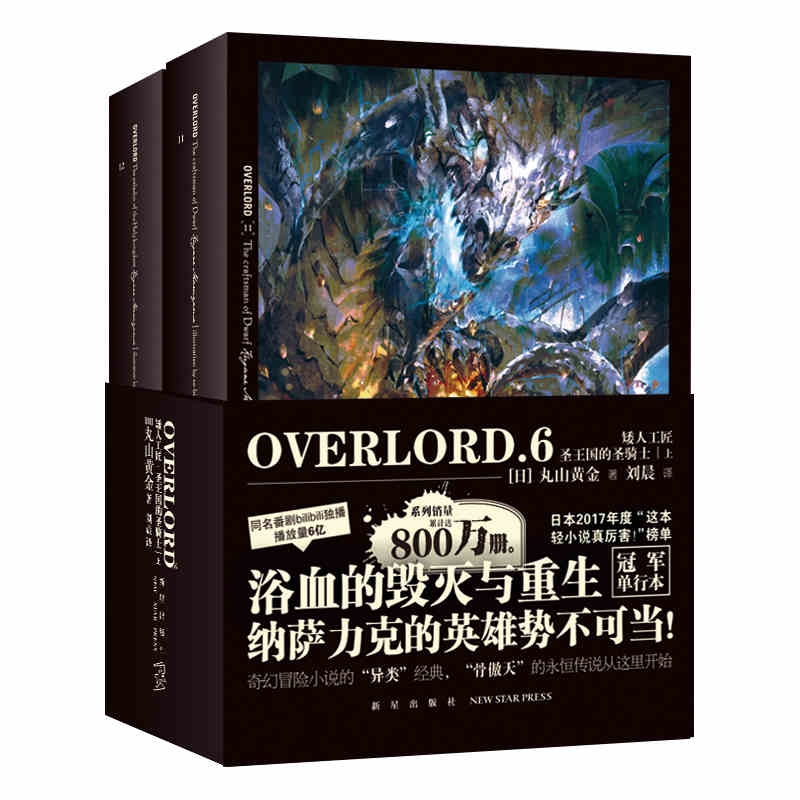OVERLORD.6矮人工匠.圣王国的圣骑士(上) （日）丸山黄金 著 刘晨 译 外国科幻,侦探小说 文学 新星出版社 日本轻小说游戏动漫小说
