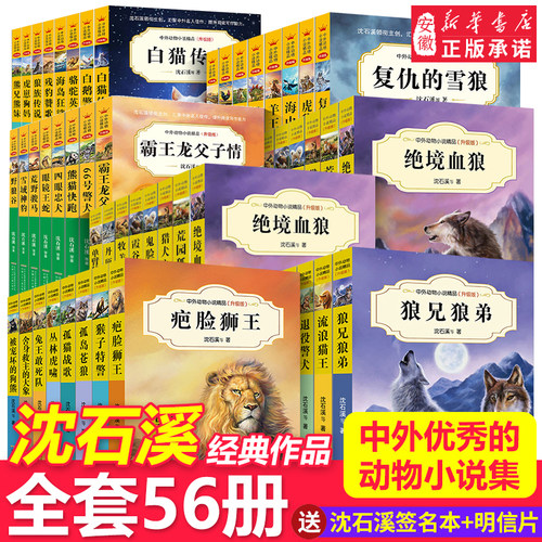 沈石溪动物小说全集系列48册正版