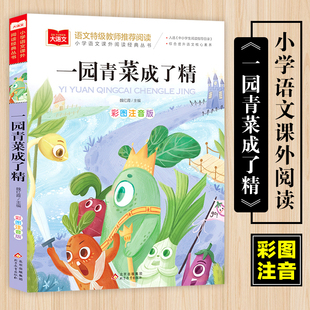 一园青菜成了精 注音版 一年级阅读课外书 老师 大语文二年级课外阅读读物上册下册人教版 中国北方童谣书籍中华早教童谣儿歌书