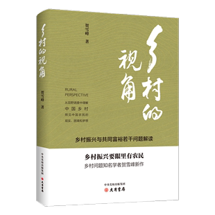 正版2024 乡村的视角 乡村振兴与共同富裕若干问题解读 贺雪峰 著 大有书局9787807721451