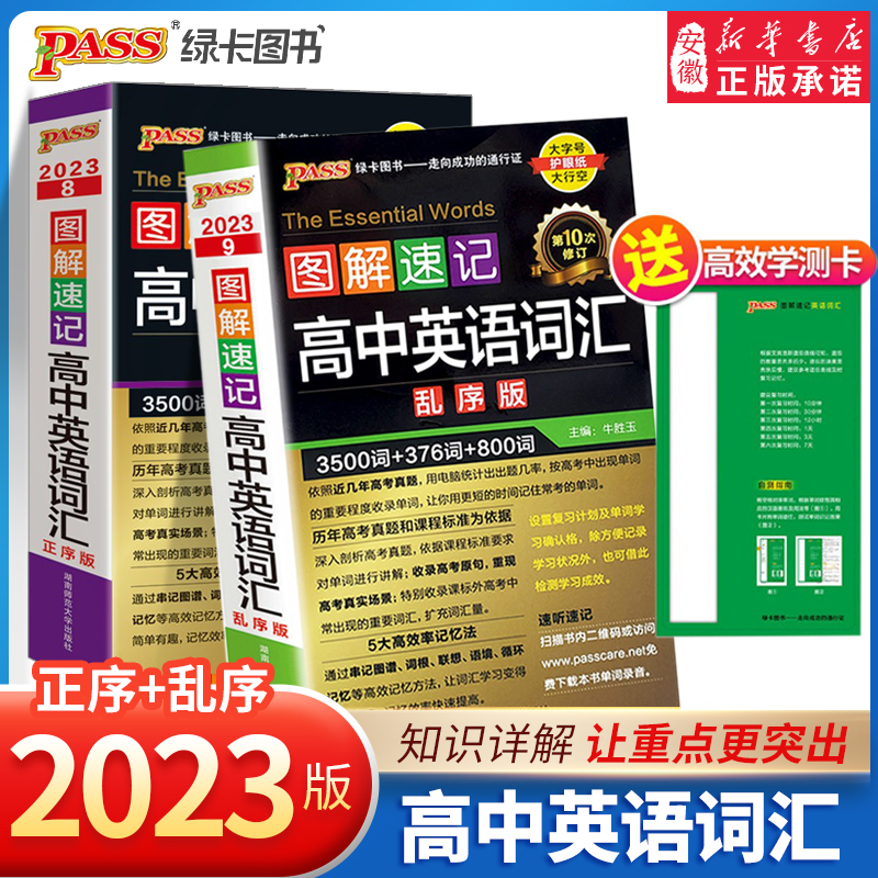 2022绿卡图解速记高中英语词汇