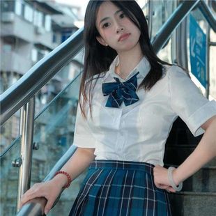 格子百褶半身裙子日系校供显瘦 甜辣妹全套女装 修身 纯欲衬衫 夏季