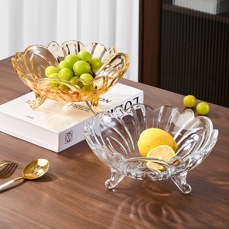 水果盘客厅家用轻奢高端欧式玻璃干果收纳盒瓜子甜品盘零食摆放盘,餐饮具,果盆/果盘/果篮,淘宝优惠券,粉丝福利购,淘宝优惠卷