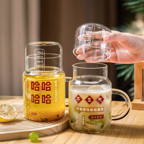 陶语瓷宣高硼硅家用办公玻璃杯
