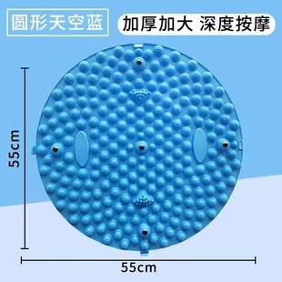 圆形指压板家用穴位足底按摩垫脚底趾压板超硬脚垫板圆形型脚底垫