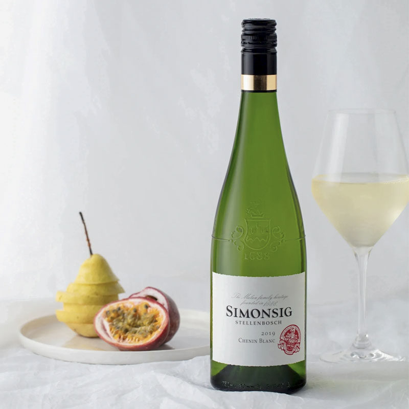 南非原瓶进口白诗南干型白葡萄酒 白梨香气清新果香 配餐精品酒