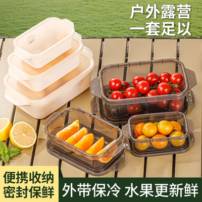 食品级保鲜盒水果便当密