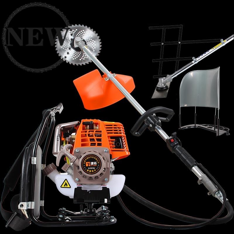 汽油割草机打草机四冲程大功率割灌机开o荒除草机器小麦水稻农用