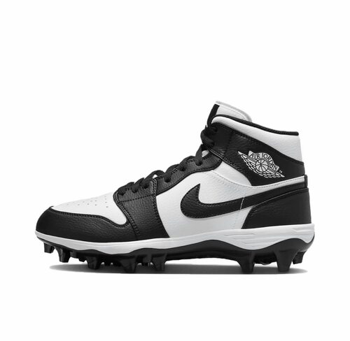 Nike中帮美式橄榄球鞋棒球鞋 成人 AJ1 Mid 腰旗训练FJ6805-100