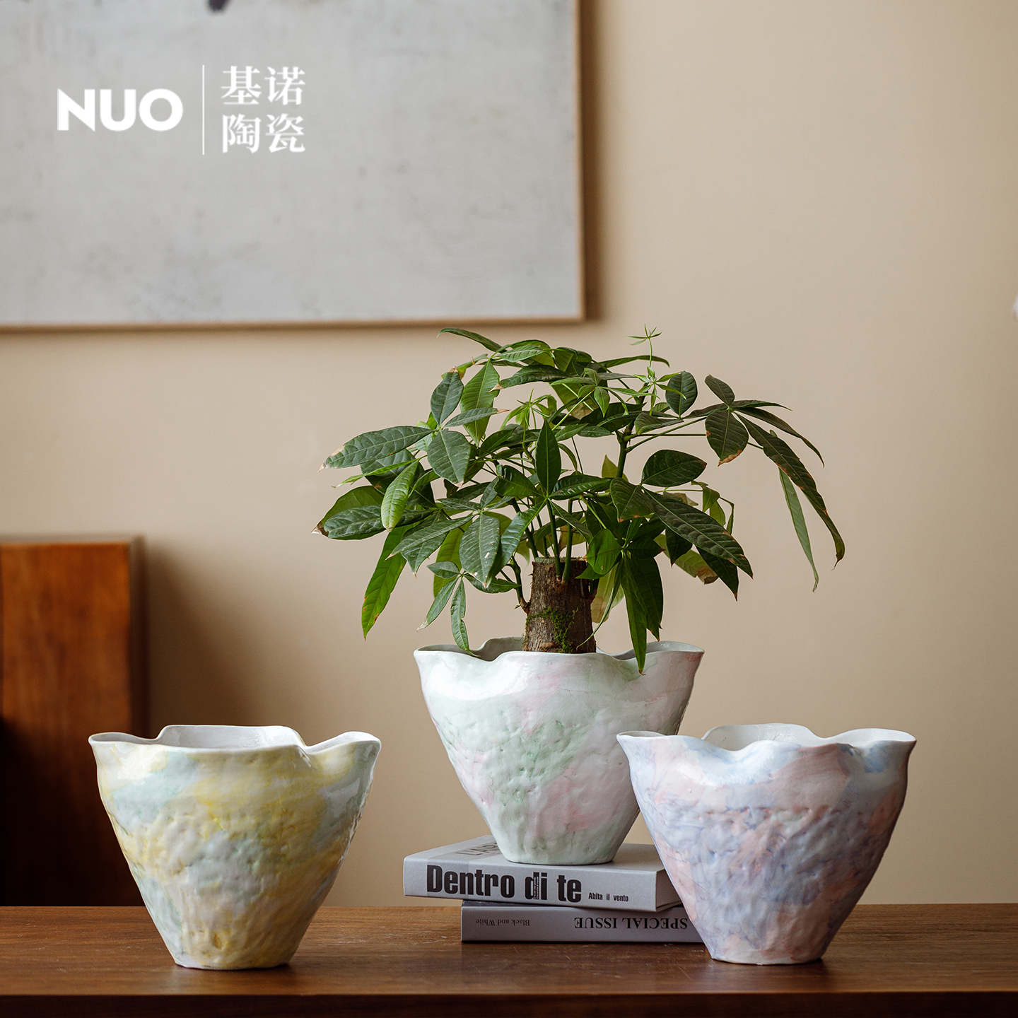 景德镇大口径水培多肉植物盆栽