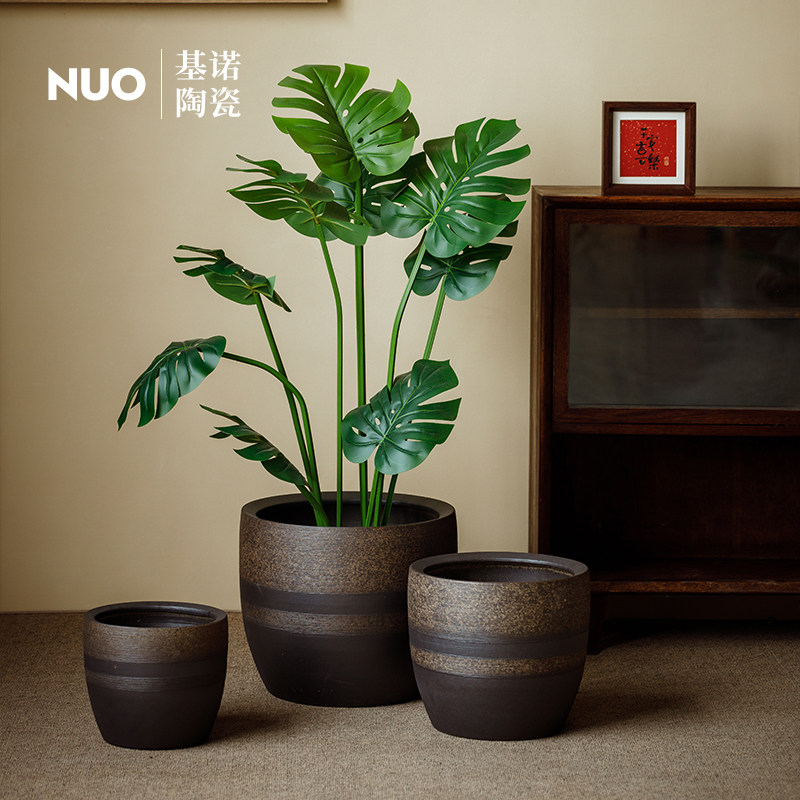 大口径陶瓷大花盆户外阳台种植盆