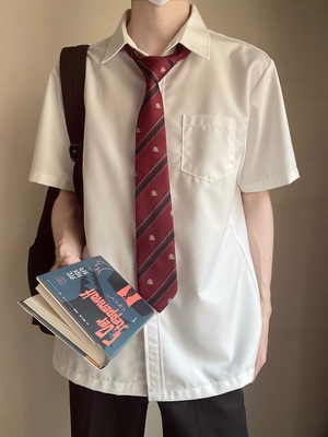 以神之名DK原创制服短袖百搭衬衫