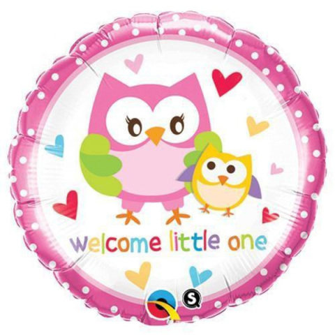 先锋彩印图案 18吋 欢迎小猫头鹰 welcome little one owls 新品