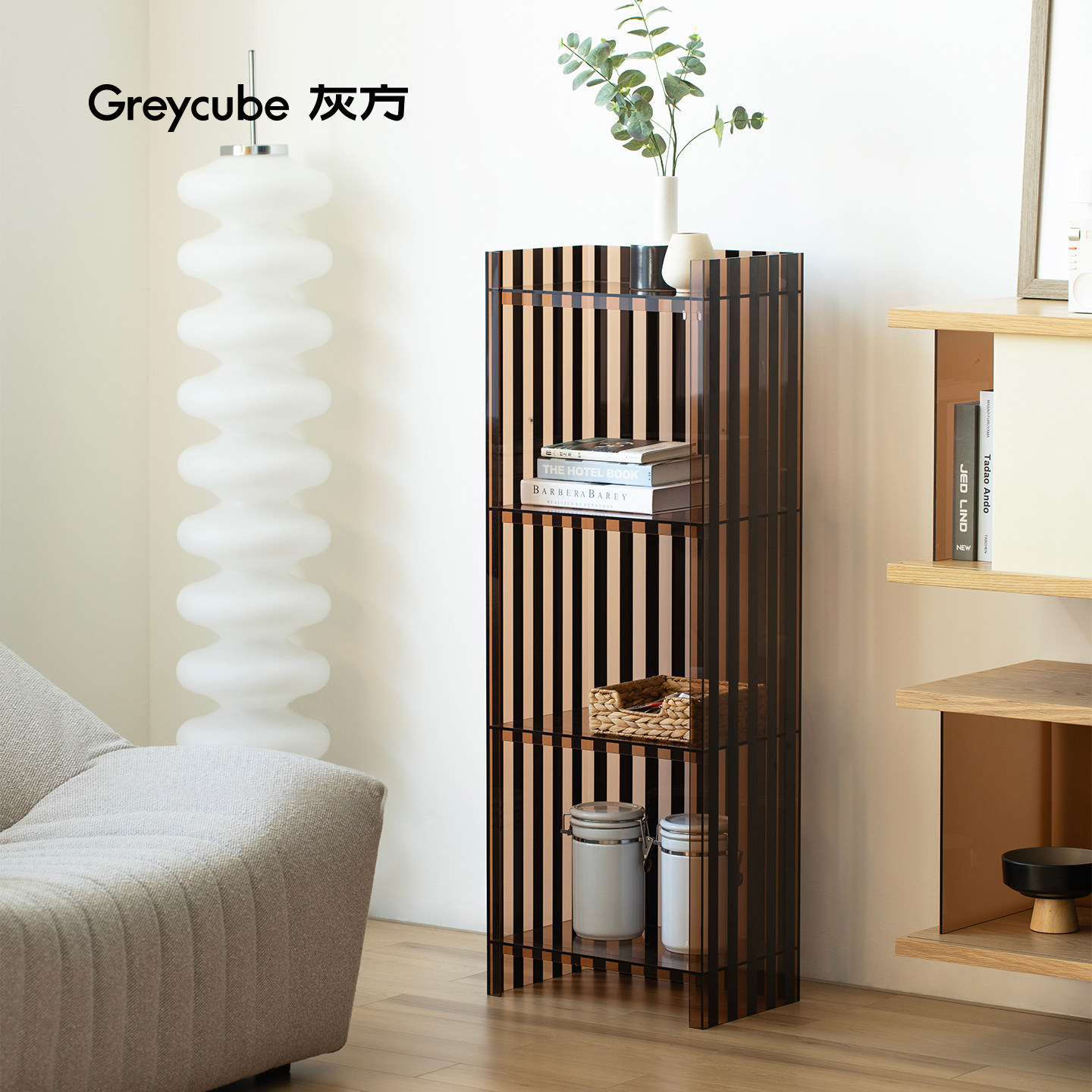 灰方亚克力置物架多层落地书架网红创意设计中古风手办展示架痛柜,住宅家具,搁板/置物架/家用陈列架,淘宝优惠券,粉丝福利购,淘宝优惠卷