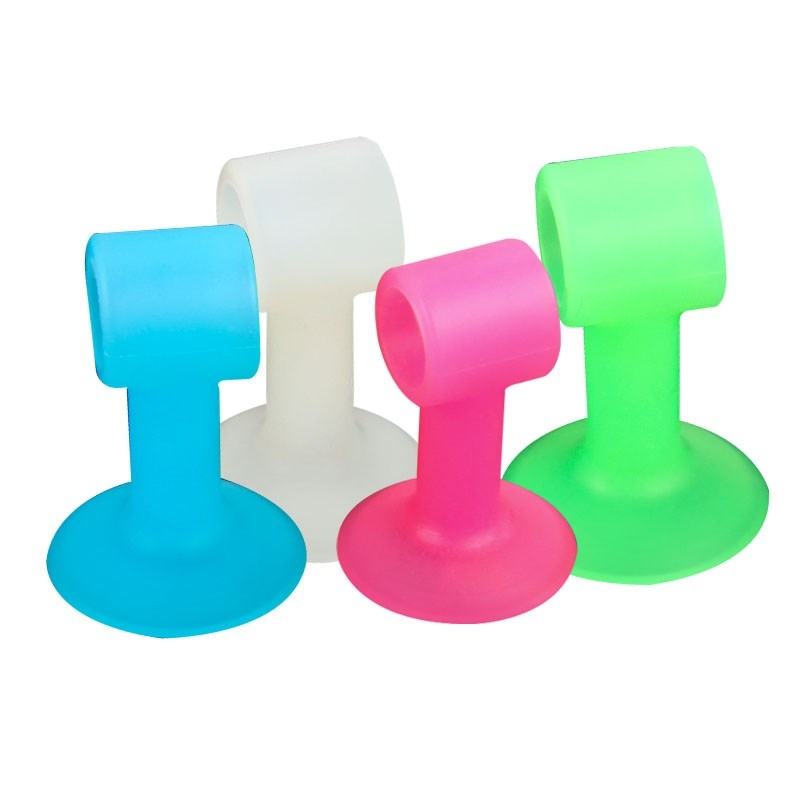 Door touch Guglia door suction rebound door with elastic window glass anti-crash glue room door indoor suction door rear home-Taobao