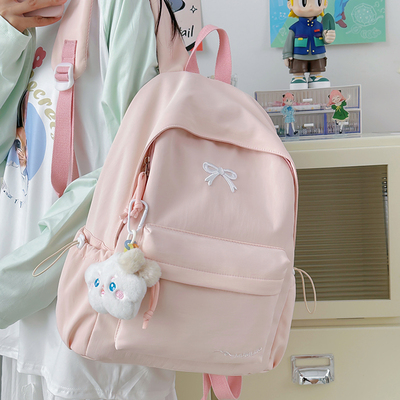可爱少女轻便旅行春游初中生书包