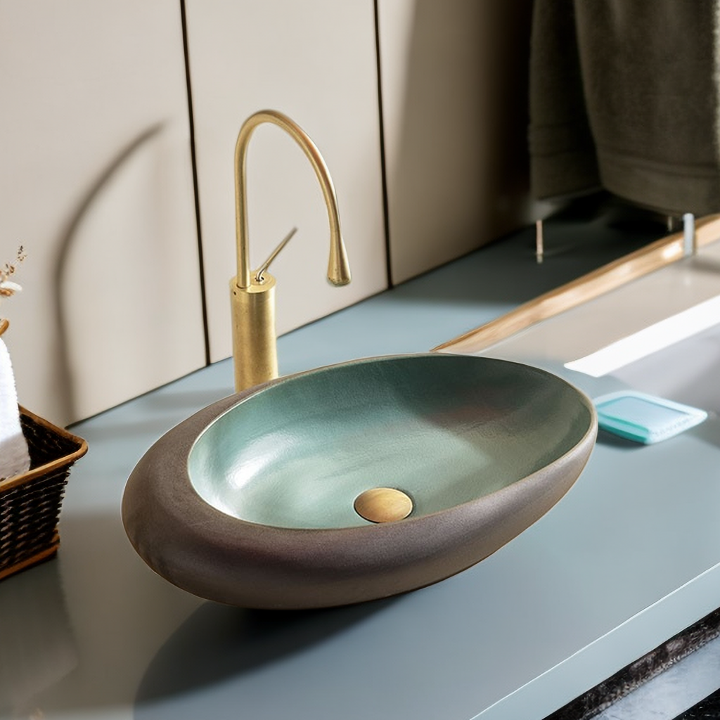 陶瓷台上盆小尺寸家用卫生间创意